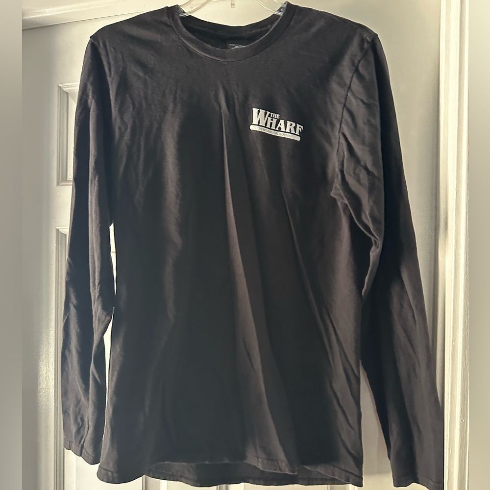 Hanes Black Long Sleeve Tees